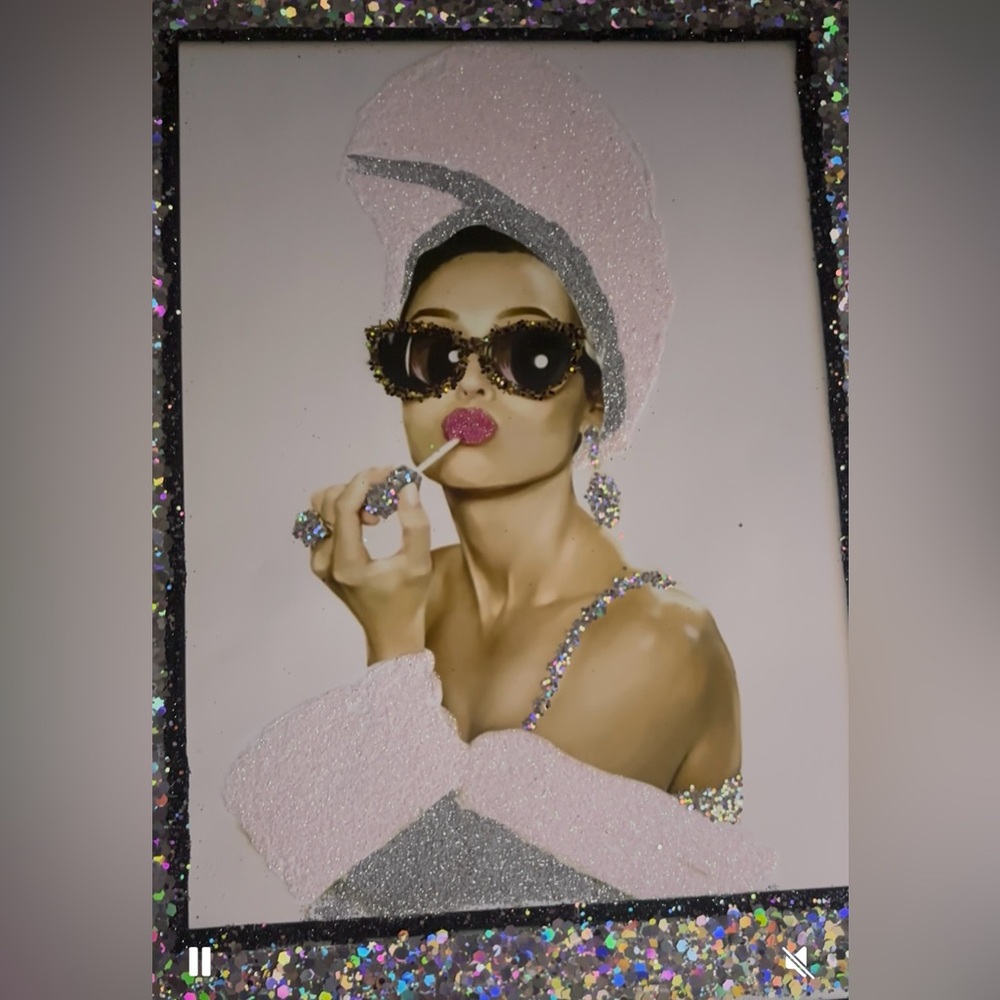 DIY Glittered 8 by 10 Fotos Prints on 8 by 10 canvas and or 9 by 12 canvas. - Picture 7 of 8